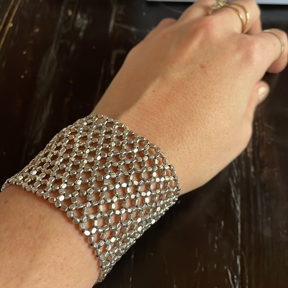 3/$20 Silver cuff bracelet! - Picture 2 of 2